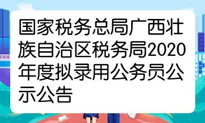 2020税务机关公务员招录考试