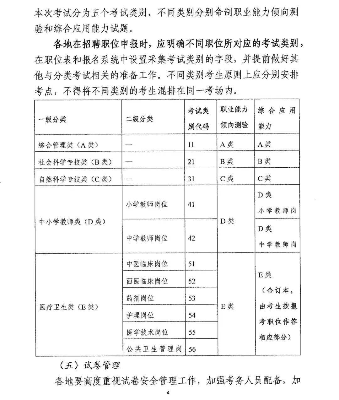 2023年事业单位联考考试大纲发布！